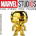 Funko Pop Marvel Studio 10th Anniversary Ant-Man (Gold Chrome) Edition Limitée
