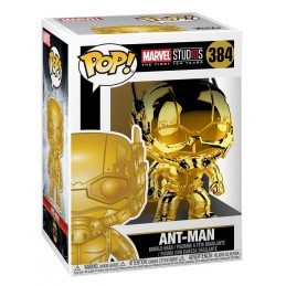 Funko Funko Pop Marvel Studio 10th Anniversary Black Panther (Gold Chrome) Exclusive Vinyl Figure