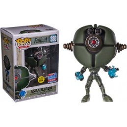 Funko Funko Pop Games NYCC 2018 Fallout Assaultron Phosphorescent Edition Limitée Vaulted