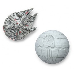 Star wars Millenium Falcon & Death Star Magnet Set