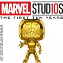 Funko Pop Marvel Studio 10th Anniversary Iron Spider (Gold Chrome) Exclusive Vinyl Figure