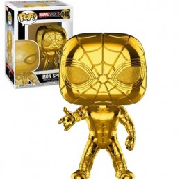 Funko Funko Pop Marvel Studio 10th Anniversary Iron Spider (Gold Chrome) Edition Limitée