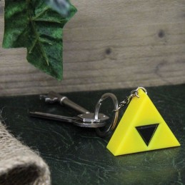 The Legend of Zelda Triforce LED keyring