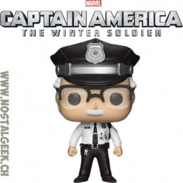 Funko Pop N°283 Marvel Captain America Winter Soldier Stan Lee (Smithsonian Guard) Exclusive Vinyl Figur