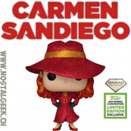 Funko Funko Pop N°662 ECCC 2019 Carmen Sandiego (Diamond Collection) Edition Limitée