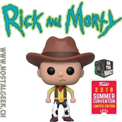 Funko Funko Pop Rick And Morty SDCC 2018 Western Morty Edition Limitée Vaulted