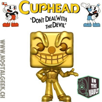 Funko Funko Pop Games Cuphead King Dice (Gold) Edition Limitée Vaulted