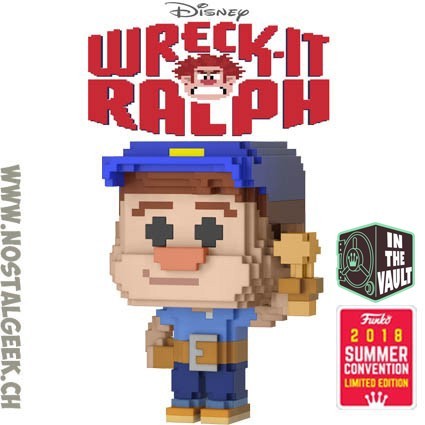 Funko Funko Pop 8-bit SDCC 2018 Wreck-it Ralph - Fix-It Felix Exclusive Vaulted Vinyl Figure