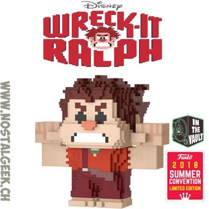 Funko Funko Pop 8-bit SDCC 2018 Wreck-it Ralph Vaulted Edition Limitée Funko Funko Pop 8-bit SDCC 2018 Wreck-it Ralph Vaulted Edition Limitée