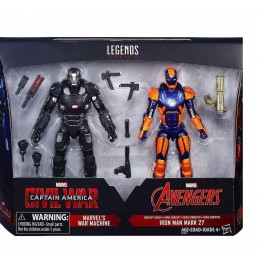 Marvel Legends 2 Pack Civil War War Machine & Iron Man Mark 27