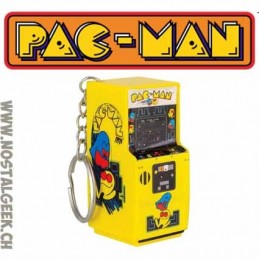 Pac-Man Arcade Keyring Retro Gaming Machine Keychain