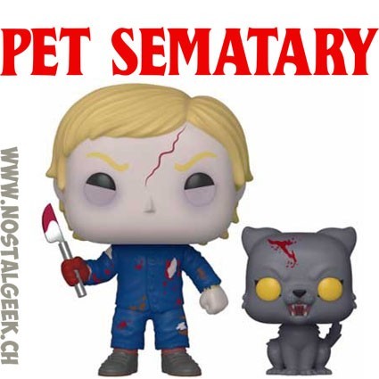 Funko Funko Pop Movies Pet Sematary Gage & Church Vinyl Figure