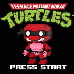 Funko Funko Pop Cartoons Teenage Mutant Ninja Turtles 8-bit Raphael (Neon Red) Exclusive Vinyl Figure