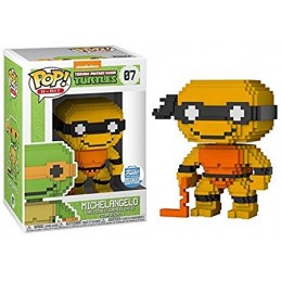 Funko Funko Pop Teenage Mutant Ninja Turtles 8-bit Michelangelo (Neon Orange) Edition Limitée