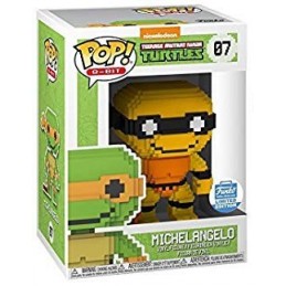 Funko Funko Pop Teenage Mutant Ninja Turtles 8-bit Michelangelo (Neon Orange) Edition Limitée
