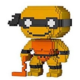 Funko Funko Pop Teenage Mutant Ninja Turtles 8-bit Michelangelo (Neon Orange) Edition Limitée