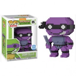 Funko Funko Pop Teenage Mutant Ninja Turtles 8-bit Donatello (Neon Purple) Edition Limitée