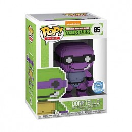 Funko Funko Pop Teenage Mutant Ninja Turtles 8-bit Donatello (Neon Purple) Edition Limitée