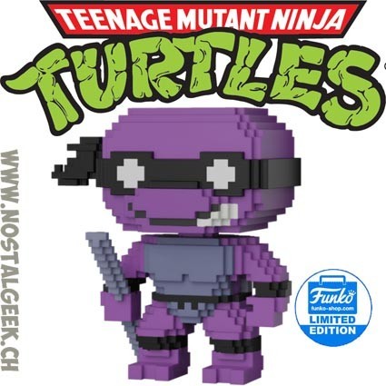 Funko Funko Pop Teenage Mutant Ninja Turtles 8-bit Donatello (Neon Purple) Exclusive Vinyl Figure