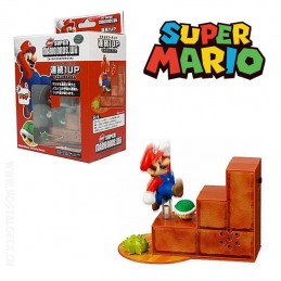 Super Mario Bros Wii 1up Turtle Tip Mini Action Sound Figure