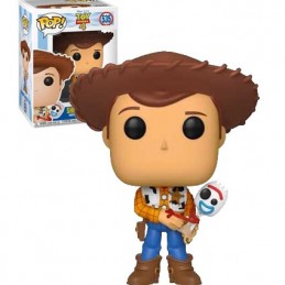 Funko Funko Pop Disney Toy Story Sheriff Woody Holding Forky Exclusive Vinyl Figure