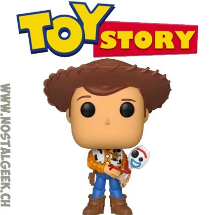 Funko Funko Pop Disney Toy Story Sheriff Woody Holding Forky Edition Limitée