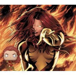 Funko Funko Pop Marvel X-Men Dark Phoenix (Action Pose) Phosphorescent Edition Limitée