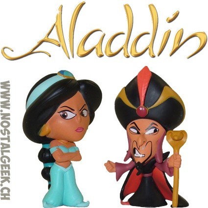 Bundle Funko Disney Mystery Minis Heroes Vs. Villains Jasmine and Jafar Vinyl Figure