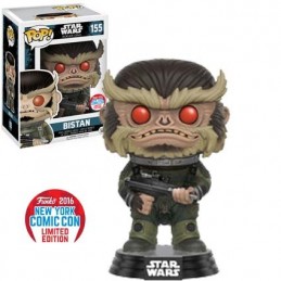 Funko Pop N°155 Star Wars Rogue One NYCC 2016 Bistan Exclusive Vaulted Vinyl Figure