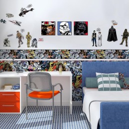 Star Wars Self-Adhesive Border 5m x15,6 cm