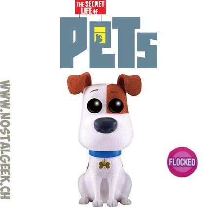 Funko Funko Pop Movies Secret Life Of Pets Max Floquée Edition Limitée