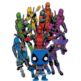 Funko Funko Pop Marvel Deadpool Rainbow Squad Foolkiller Vaulted Edition Limitée