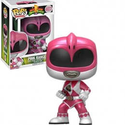 Funko Funko Pop TV Power Rangers Pink Ranger (Metallic) (Action Pose) Edition Limitée