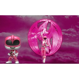 Funko Funko Pop TV Power Rangers Pink Ranger (Metallic) (Action Pose) Exclusive Vinyl Figure