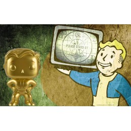 Funko Funko Pop Games Fallout Vault Boy (Gold) Edition Limitée