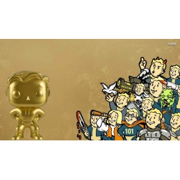 Funko Funko Pop Games Fallout Vault Boy (Gold) Edition Limitée