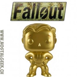 Funko Funko Pop Games Fallout Vault Boy (Gold) Edition Limitée