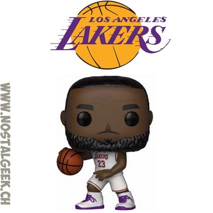 Funko Funko Pop Basketball NBA N°52 LeBron James (Lakers) (White Jersey) Vinyl Figure