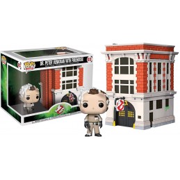 Funko Funko Pop! Town Ghostbusters Dr. Peter Venkman with Firehouse Vinyl Figure