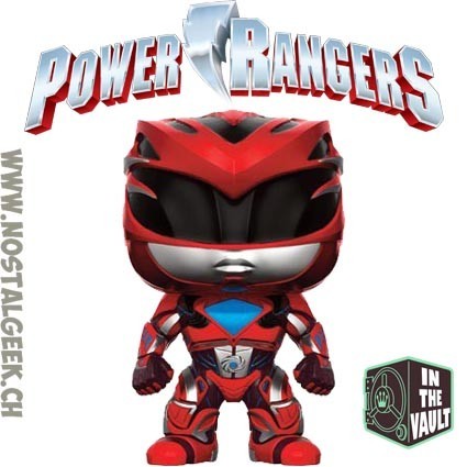 Funko Funko Pop Movies Power Rangers Red Ranger Vaulted Vinyl Figure