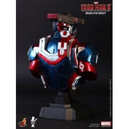 Iron Man 3 - Buste Iron Patriot 1/6 Hot Toy