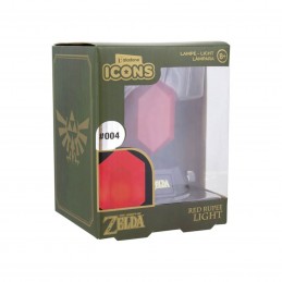 Paladone The Legend Of Zelda - Lampe 3D Rupee Rouge 10cm