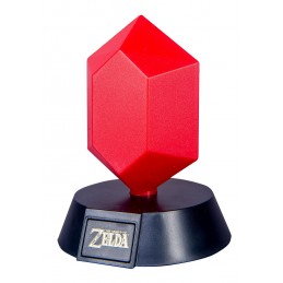 Paladone The Legend Of Zelda - Lampe 3D Rupee Rouge 10cm