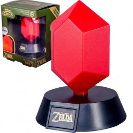 Paladone The Legend Of Zelda - Lampe 3D Rupee Rouge 10cm