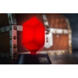 Paladone The Legend Of Zelda - Lampe 3D Rupee Rouge 10cm