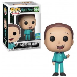 Funko Pop N°574 SDCC 2019 Rick And Morty Tracksuit Jerry Vaulted Exclusive Vinyl Figur