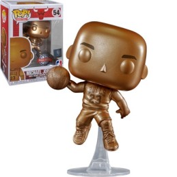 Funko Funko Pop N°54 Basketball NBA Michael Jordan (Slam Dunk) (Bronze) Edition Limitée