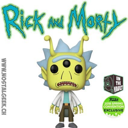 Funko Funko Pop ECC 2018 Rick et Morty - Alien Rick Edition Limitée Vaulted