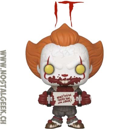 EXCLUSIVE ORIGINAL IT BLACK /& WHITE PENNYWISE 3.75/" POP VINYL FIGURE FUNKO