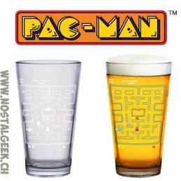 Pac Man Colour Change Glass 400ml